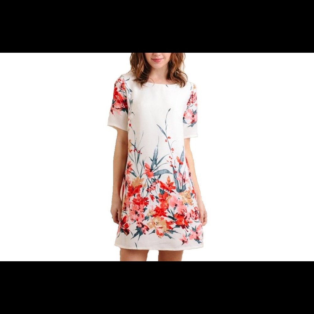 Mint Julep Floral Shift Dress